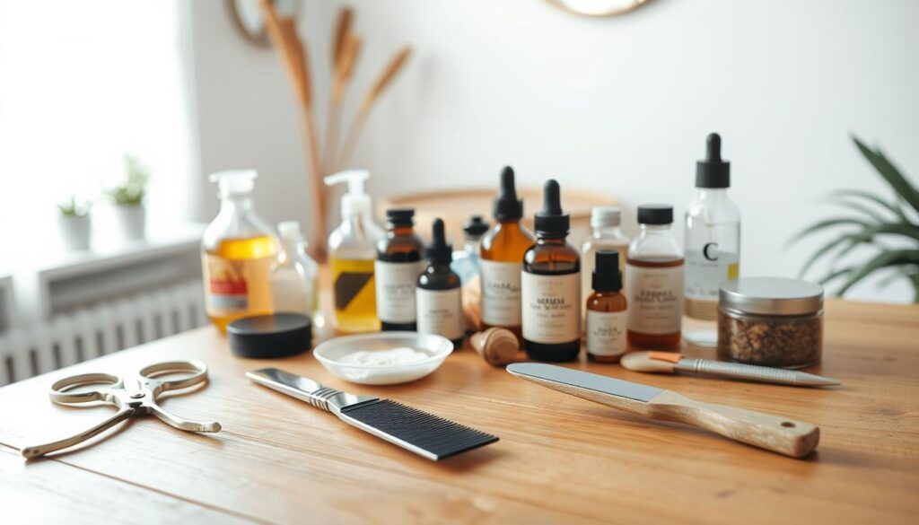 DIY hair and nail care