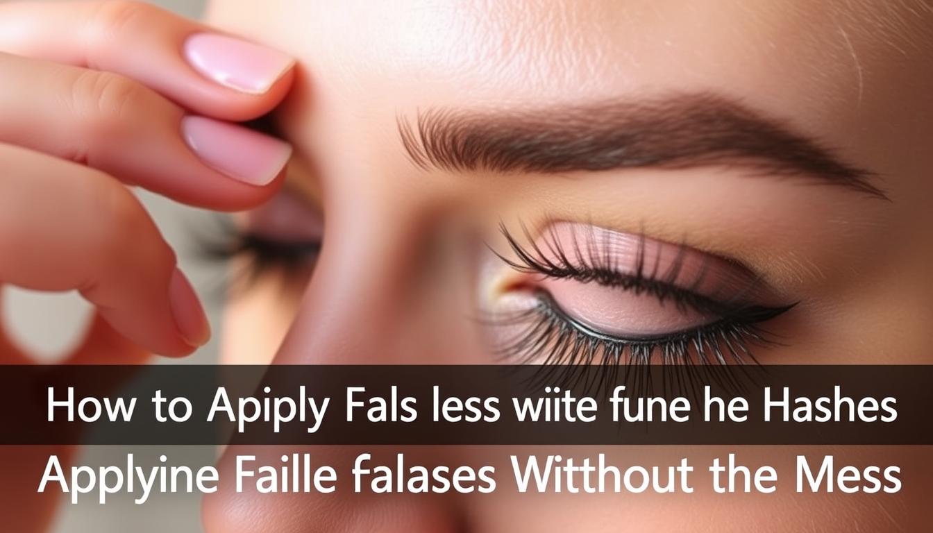 How to Apply False Lashes Without the Mess