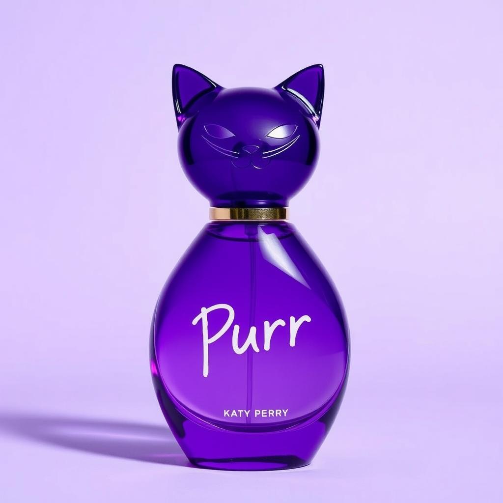Katy Perry Purr perfume in cat-shaped bottle