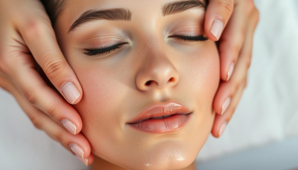 facial massage for clear complexion