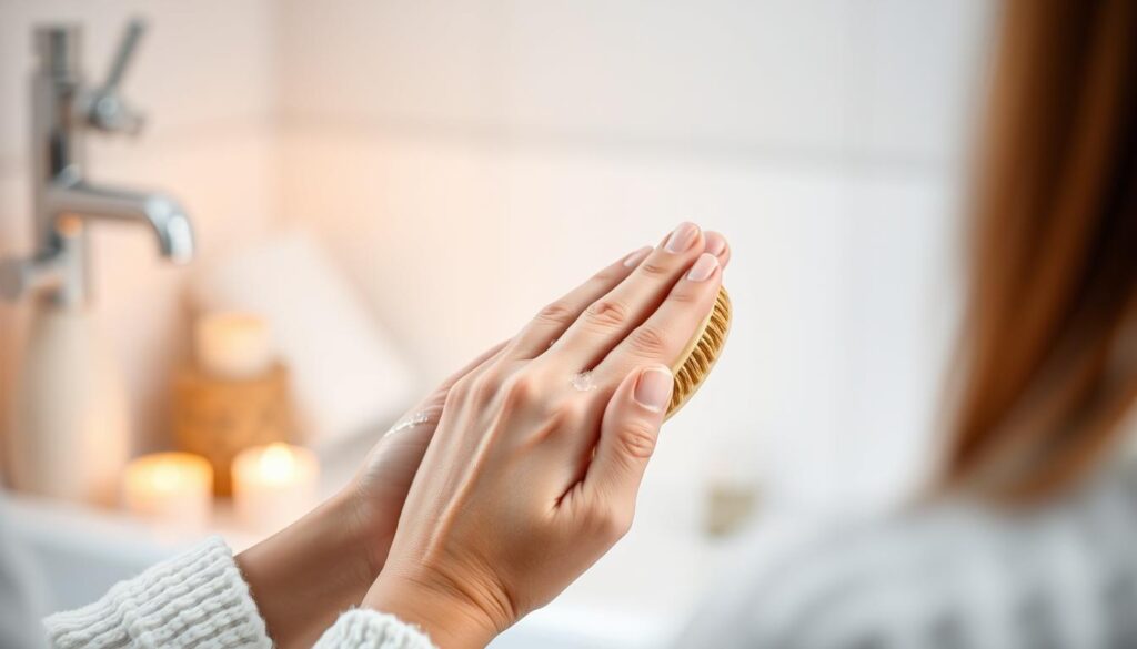 winter skin exfoliation
