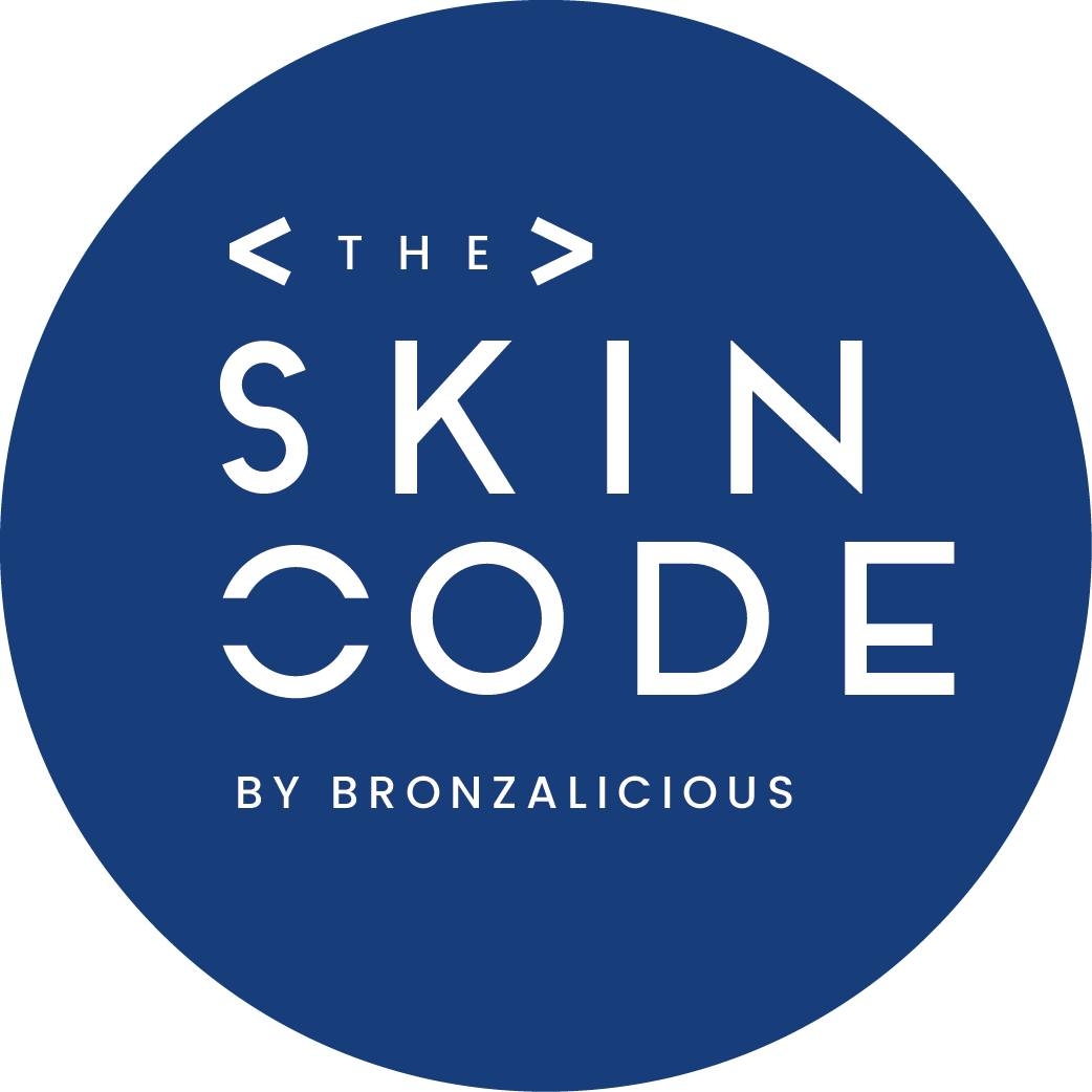 The Skin Code By Bronzalicious Logo